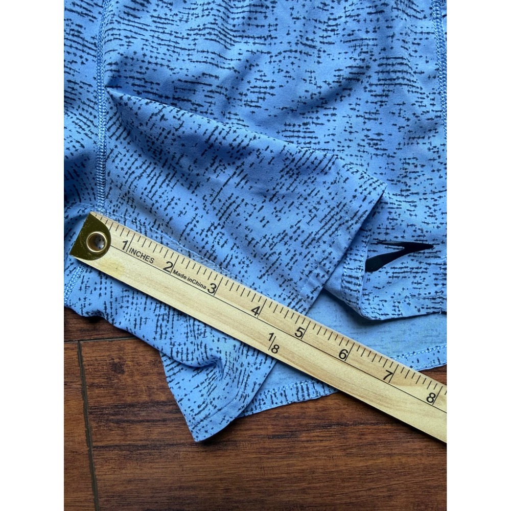 Brooks Chaser 5 Running Shorts Womens Medium Blue Heathered Athletic Activewear - Picture 8 of 8